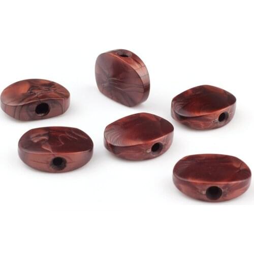 Tooyful Excellent 6Pcs Acrylic Universal Guitar Replacement Machine Head Buttons Red Pearl Tuning Key Semicircle Buttons Parts