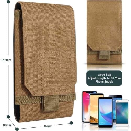 Outdoor Military Tactical 5.5 Inch Molle Waist Phone Belt Pouch Cell Phone Holder Bag Mobile Phone Case