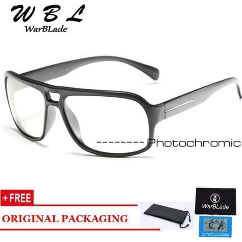 WarBLade Men Photochromic Sunglasses Polarized Sun Glasses Male HD Driving Goggles UV400 Chameleon Day Night Driving Goggles New