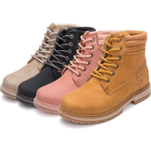 2021 Hot New Spring Early Winter Shoes Women Flat Heel Boots Fashion Keep Warm Womens Boots Brand Woman Ankle Botas