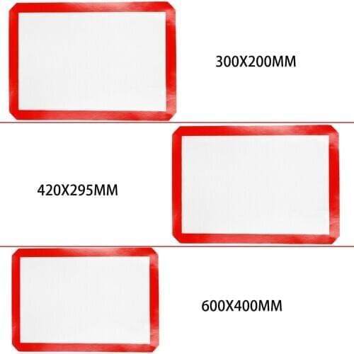 1pcs Reusable environmental protection Silicone baking mat Non-stick silicone oven mat Dough Rolling Mat Baking Mat Pastry Clay