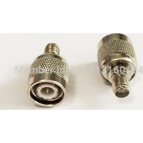 1pc TNC Male Plug to SMA Female Jack RF Coax Modem Convertor Connector Straight Nickelplated NEW wholesale