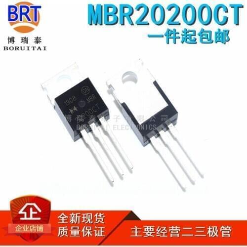 10pcs/lot MBR20200CT TO220 MBR20200 TO-220 20200CT