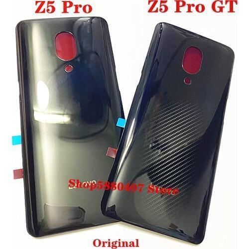 100% Original Back Battery cover For Lenovo Z5 Pro GT Glass Case Rear Housing Door mobile phone Case shell with Adhesive sticker