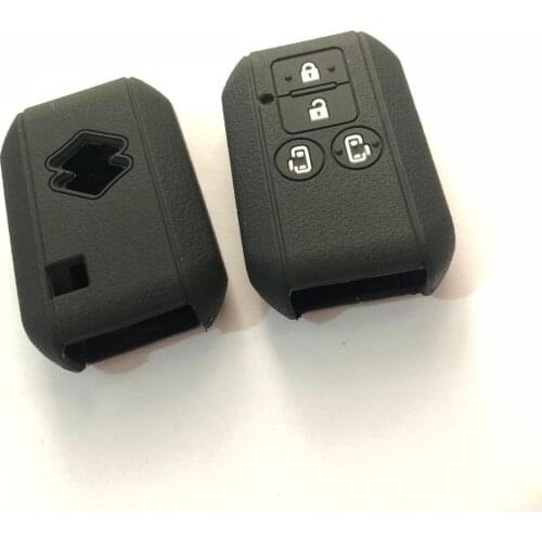 30pcs Sliding Doors Key Smart FOB Cover Case Silicone Skin For Suzuki New Wagon R Stingray New Spacia 4 Button Keyless Repair