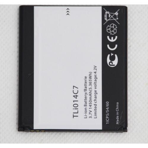 5pcs/lot 1450mAh Phone battery TLi014C7 For Alcatel One Touch Pixi First 4024D 4.0" TLi014C Mobile Phone Internal battery
