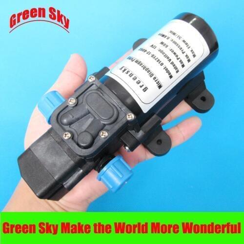5l/min 60W 12VDC automatic pressure switch type with on/off button and socket high pressure micro diaphragm water pump