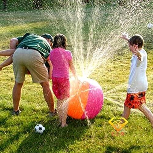 75cm Rainbow Inflatable Beach Ball Water Balloon Summer Outdoor Swimming Toy