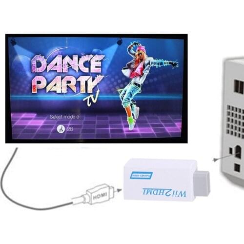 1pcs For Wii To HDMI Adapter Converter Support 720P1080P 3.5mm Audio For HDTV Wii2HDMI