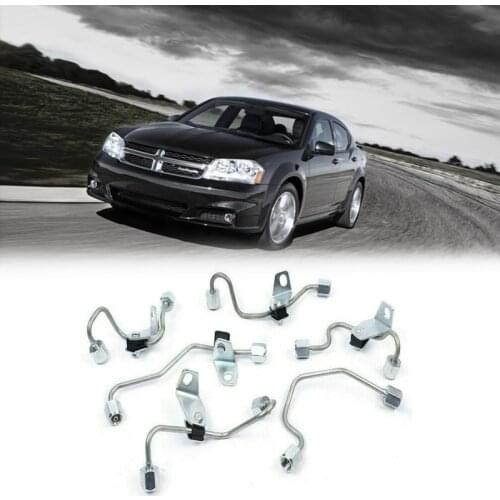 Car Fuel Injector Lines Set of 6 for Dodge Cummins 5.9L 03-09 5086871AA