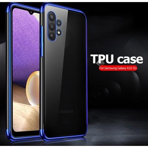 Plating Phone Case For Samsung Galaxy A20 E A50 A10 A30 S A90 A80 A70 A60 A40 M40 M30 M20 M10 Soft Clear Soft TPU Cover Cases