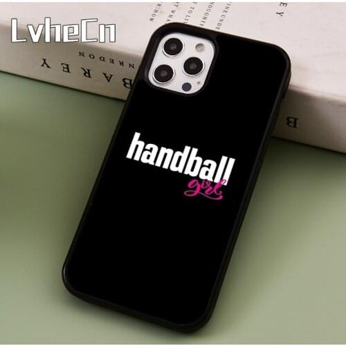 LvheCn Real girl play handball Phone Case Cover For iPhone 5 SE 2020 6s 7 8 Plus 11 12 Pro X XR XS Max Samsung S8 S9 S10 coque
