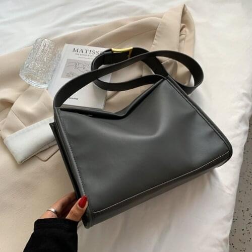 Ladies Fashion Crossbody Bags 2021 High Capacity Retro Shoulder Bag Handbag Female High Quality PU Leather Women Messenger Bag