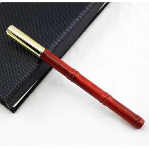 Wooden roller ball pen noble high quality Learn office school stationery Gift Luxury pen hotel business pen