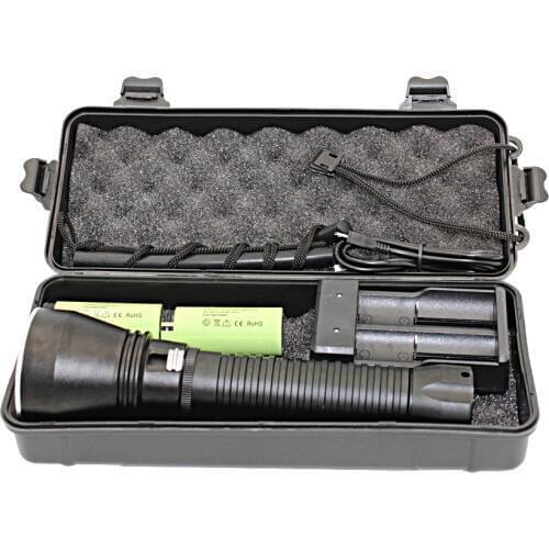 Uranusfire XHP 70 Flashlight Diving Torch XHP70 Super Bright Scuba Hunting Lamp with Stepless Dimming with Package