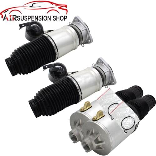 4PC For Audi A8 D3 Front+Rear Air Suspension Spring Bag Pneumatic Shock Repair Kit 4E0616040AB 4E0616039AB 4E0616001E 4E0616002E
