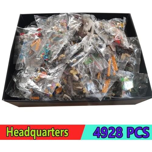 Big Movie Series Building Blocks Ninja Headquarters City Compatible 06066 70620 4932pcs Bricks With LED Sets Toys Gifts