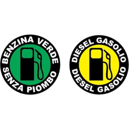 Stickers Decal Cap Petrol Diesel Oil Tank Car Bike- Show Original Title JDM A4 Q3 Auto Decoration 4cm*4cm