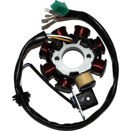 NEW Magneto 8-coil Stator For GY6 125cc 150cc ATV Moped Go Kart Scooter Motor Parts ATV Moped Go Kart Scooter