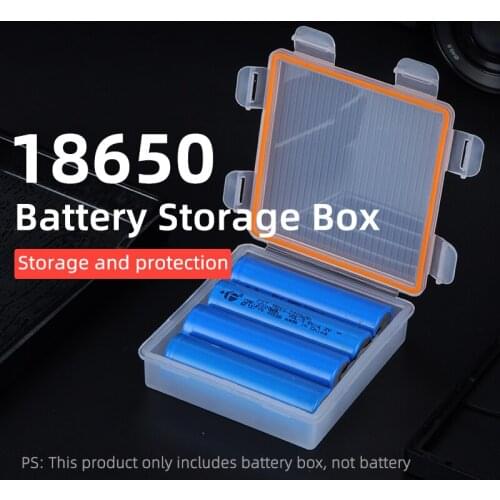 KingMa 10PCS Plastic 18650 Battery Storage Case Battery Holder Case For 18650 Battery Protection Box