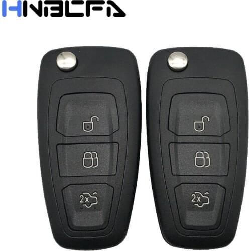 3 Buttons Flip Folding key Case For Ford Focus 3 Fiesta Connect Mondeo C Max Replacement Car Remote Key Shell Fob Case