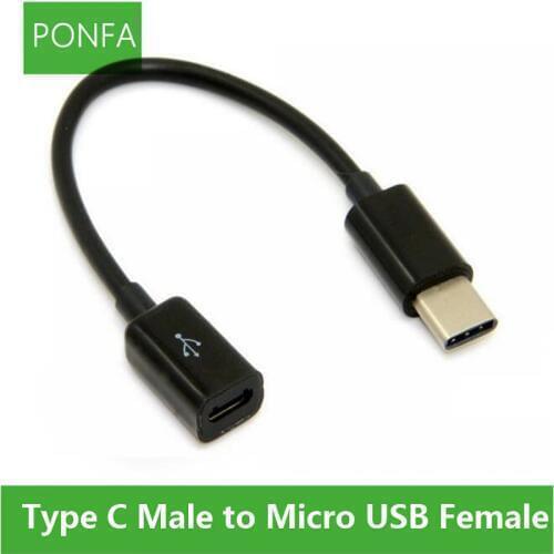 USB 3.1 Type C Male Connector to Micro USB 2.0 Female Data Adapter Cable for USB 3.1 Type C interface Tablet & Mobile Phone