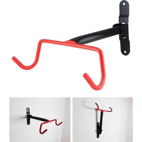 Anti-Scratch Bicycle Hanging Stand Bike Racks Heavy Duty 60KG /132Lbs Loading Bearing Foldable Bike Wall Hanger w/ Screws Hook