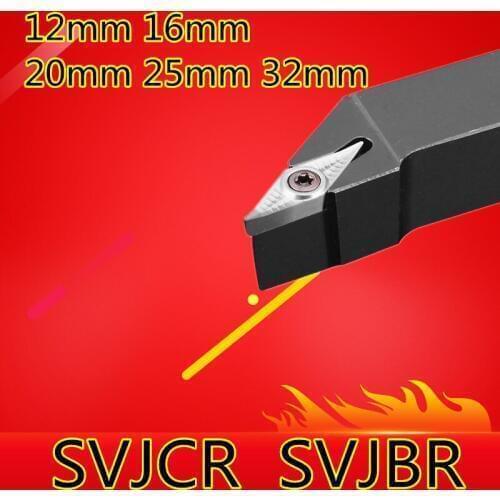 1PCS SVJBL SVJBR SVJCL SVJCR 1212H11 1616H11 1616H16 2020K11 2020K16 2525M16 3232P16 CNC External Turning tools