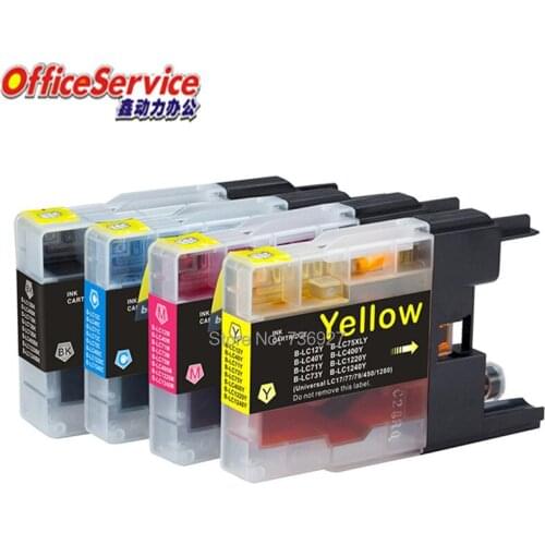 1Set Compatible Ink Cartridge for LC12 LC40 LC71 LC73 LC75 LC400 LC1220 LC1240,For Brother MFC-J6910CDW/J6710CDW
