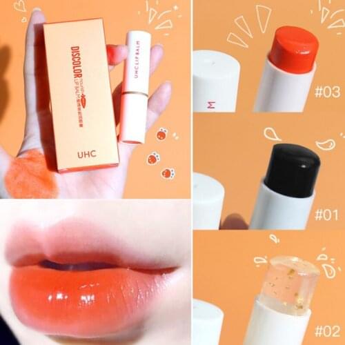 1pcs Magic Color Changing Lipstick Orange Waterproof Moisturizer Lip Balm Long Lasting Nourish Protect Lips Care Makeup Cosmetic