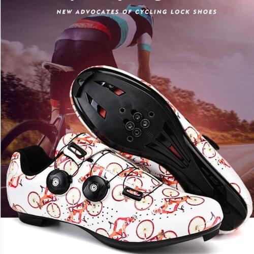 2021Road Cycling Shoes Bike Locking Sneakers Mtb Bicycle Shoes Racing Sport Mountain Bicycle Sneakers Sapatilha Ciclismo