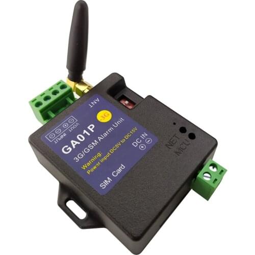 Free shipping 3G Version GA01P minil GSM Alarm Systems SMS Alarms Security System rechargeable Battery for power failure alert