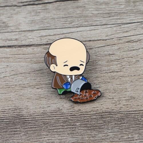 BG752 Funny Figure Enamel Pins Cute Metal Cartoon Brooch Pin Backpack Hat Bag Collar Lapel Badge Men Women Fashion Jewelry Gifts