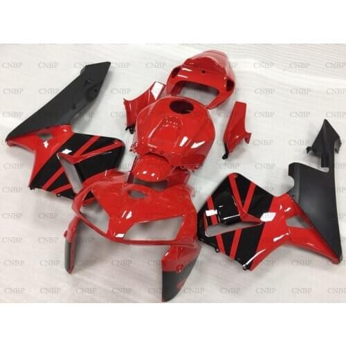 CBR 600 RR 2005 - 2006 Plastic Fairings CBR600 RR 2006 Fairings CBR600 RR 05 Red Black Abs Fairing