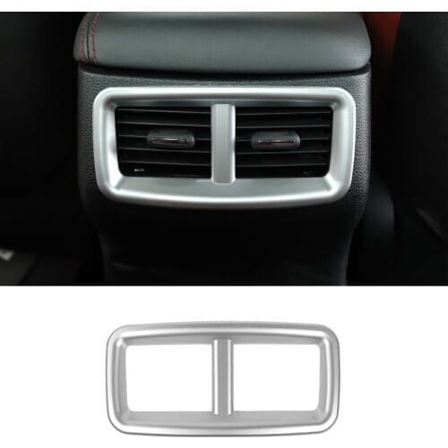 For Dodge Challenger Charger 2015 Up Car Rear Air Conditioner Vent Decoration Frame Trim Auto Styling Accessories