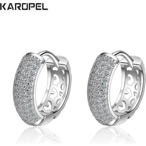 Женские серебрянные серьги Karopel China At AliExpress