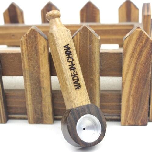 Creative Redwood Wood Pipes Portable Smoking Pipe Herb Tobacco Pipe Gifts Narguile Grinder Smoke Cigarette Holder