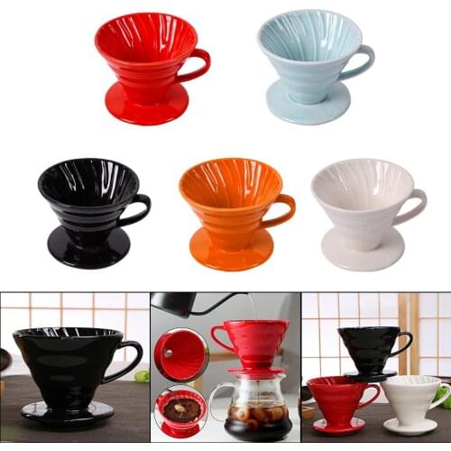 Coffee Dripper Cup Tea Filter Mug Coffee Pour Over Filter Mug Kitchen Tool