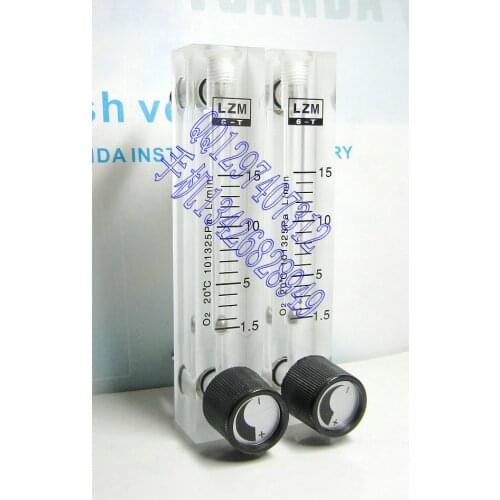 LZM-6T O2 adjustable oxygen flowmeter 1.5~15L/min quick inserting joint pagoda