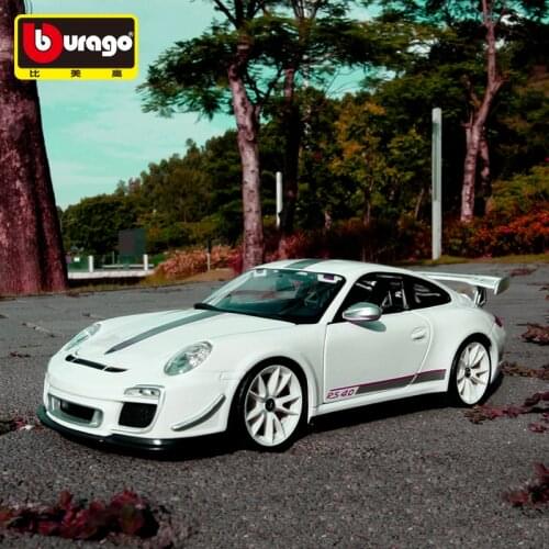 Bburago 1:18 Porsche 911 GT3 car alloy car model simulation car decoration collection gift toy Die casting model boy toy