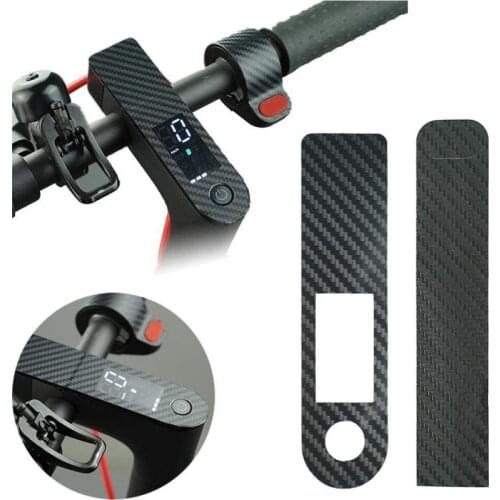 Scooter Central Controller Protective Film Carbon Fiber Accelerator Sticker PVC Finger Sticker for Xiaomi M365 1S Accessories
