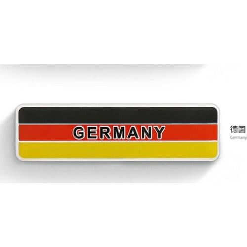 Germany Flag Car Emblem Badge Motorcycle Decals Sticker Fairing Car Accessories