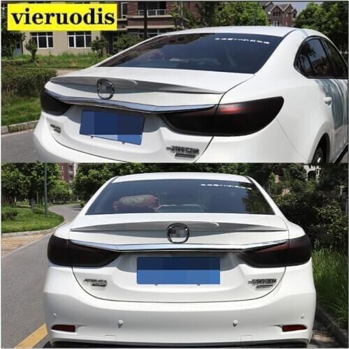 For mazda 6 atenza 2014 2015 2016 car decoration unpainted rear spoiler high quality ABS material roof tail wing