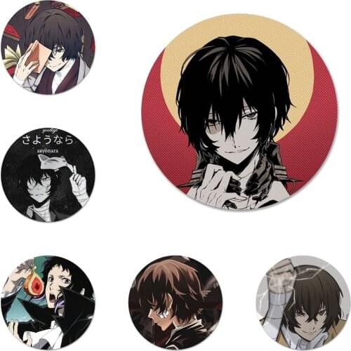 New Arrival Anime Bungou Stray Dogs Dazai Osamu Badge Brooch Pin Accessories For Clothes Backpack Decoration gift