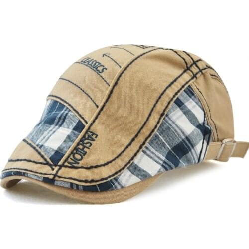 New Cotton Casual Beret Visor Caps for Men Women Spring Summer Cabbie Newsboy Hat British Retro Cap Adjustable Caps