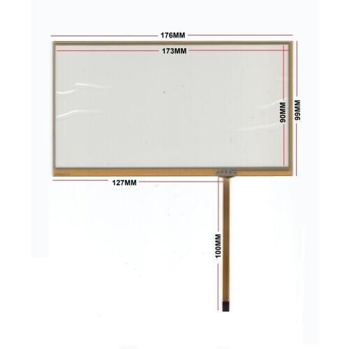 New 7.6 inch resistive touch screen 176*99 MM industrial-grade touch panel is used for car DVD GPS navigation