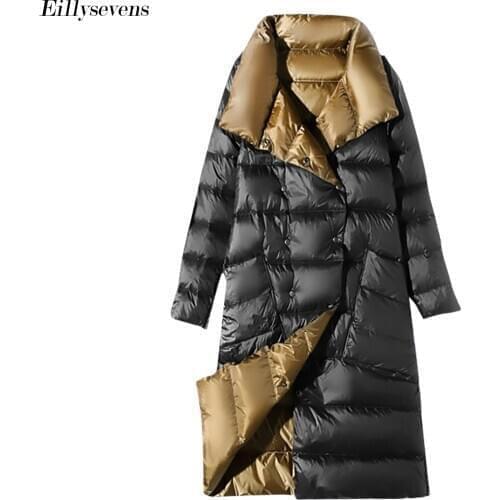 Parka Women 2020 New Thin Down jacket Women Coat Long Hooded Outwear Female Parka Cotton Light Female Basic Coats Woman