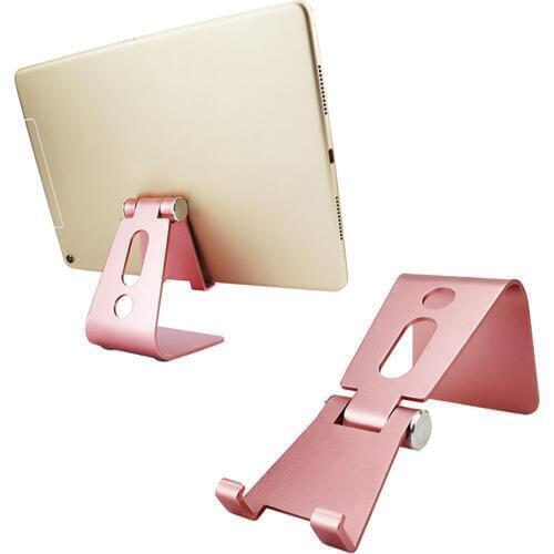 Mobile Phone Tablet Holder Stand Aluminium Alloy Metal Tablet Stand Universal Desk Holder for iPad iPhone X