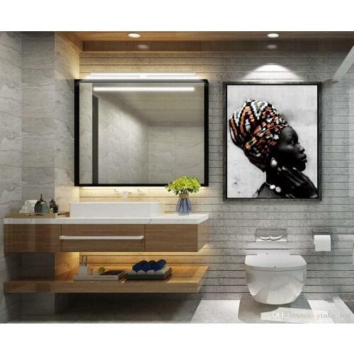 PRESTIJHOME African ​Woman Themed Decorative Canvas, exotic, Fast Delivery From Turkey