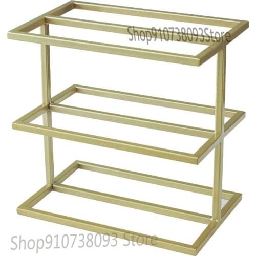 Simple modern oblique placed wine rack metal ornaments light luxury creative living room wine cabinet decoration bar wine displa